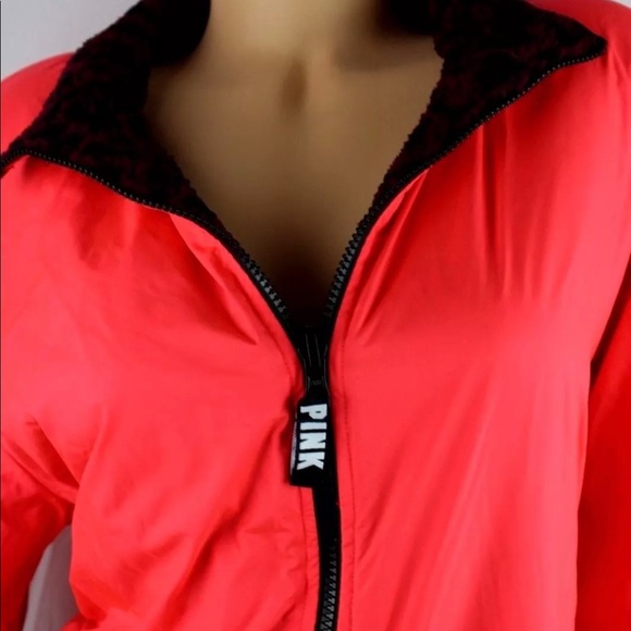 Victoria’s Secret Pink Sherpa Jacket Reversible M - Picture 6 of 6